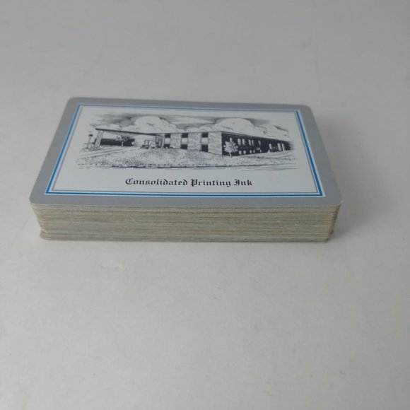 Brown & Bigelow Deck Playing Cards Consolidated Printing Ink Vintage - Picture 8 of 10